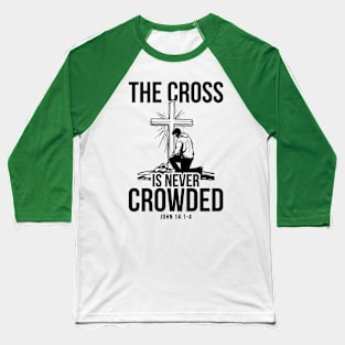 Crowded Cross Baseball T-Shirt